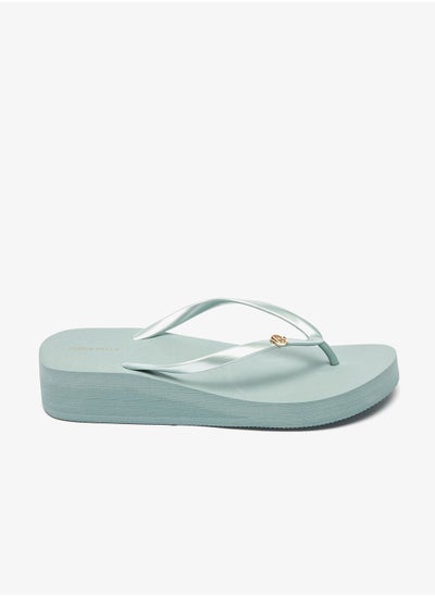 اشتري Womens Solid Flip Flops with Flatform Heels في السعودية