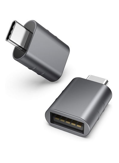 Buy USB C to USB Adapter (Pack of 2) USB C Male to USB3 Female Adapter Compatible with MacBook Pro 2023 iMac iPad Mini 6/Pro MacBook Air 2022 and Other Type C or Thunderbolt 4/3 Devices in Egypt