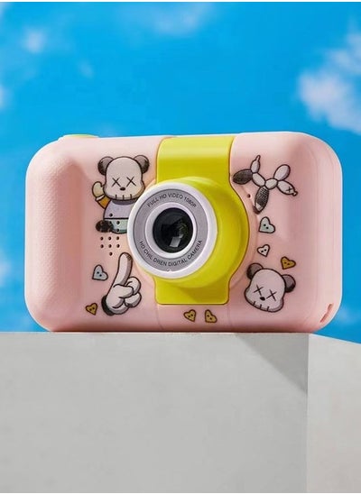 Buy Digital camera Children's camera Boy and Girl camera reversible camera pink in Saudi Arabia