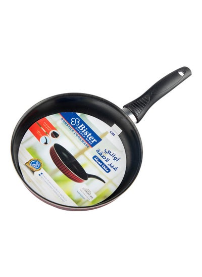 Buy Bister Classy Jumbo Frying Pan With Aluminium Layered With Tefloan Coating  24Cm  Dark Red in Saudi Arabia