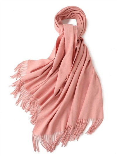 Buy Solid Warm Thickened Lambswool Scarf in Saudi Arabia
