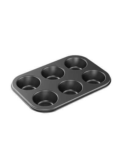 Buy Home Clearance Sale 1 Piece Nonstick Muffin Pan, Carbon Steel Cupcake Pan, 6 Cup, Easy to Clean and Perfect for Making Muffins or Cupcakes, Standard in UAE