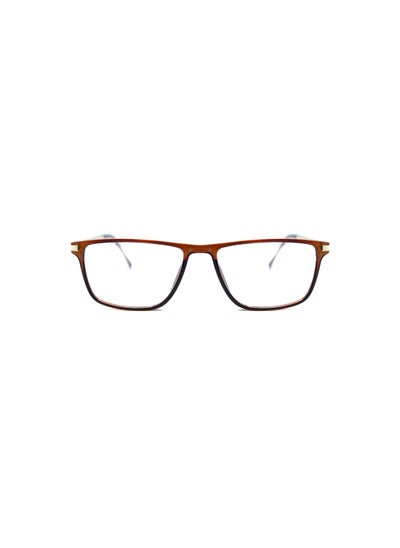 اشتري Unisex Rectangular Eyeglass Frame - TR20121 - 53 Mm في الامارات