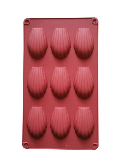 Buy Madeleine Silicone Baking Mould Brown 29 x 17cm in Saudi Arabia