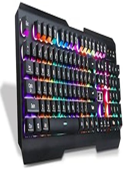 اشتري Redragon K506 Centaur 2 RGB Gaming Keyboard - Rainbow Backlighting and 10 Lighting Effects في مصر