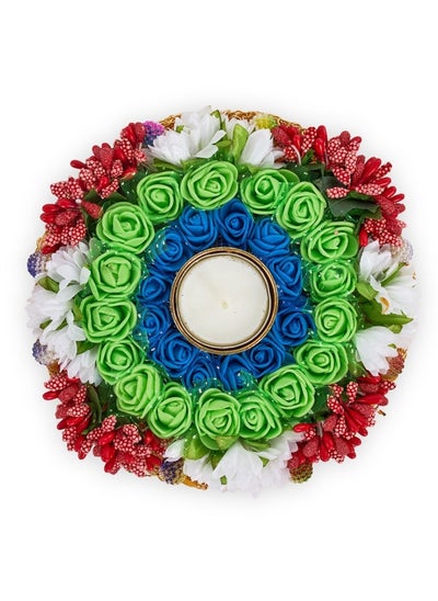 Buy Decorative Stone Diya, Multicolour in UAE