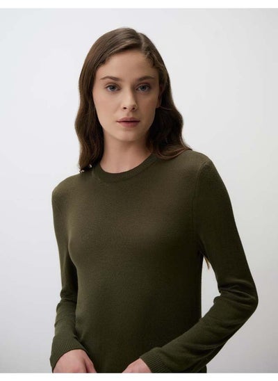 Buy Crew Neck Slim Fit Sweater Sweater in Egypt