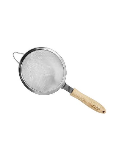 Buy Delcasa stainless steel strainer with wooden handle DC2789 in UAE