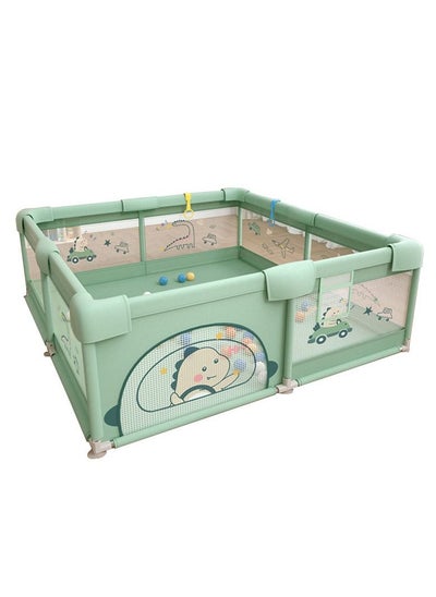 اشتري Baby Playpen, Playpen for Babies and Toddlers, Extra Large Playpen With 60 Balls (70 *78 Green Mat Not Included) في الامارات