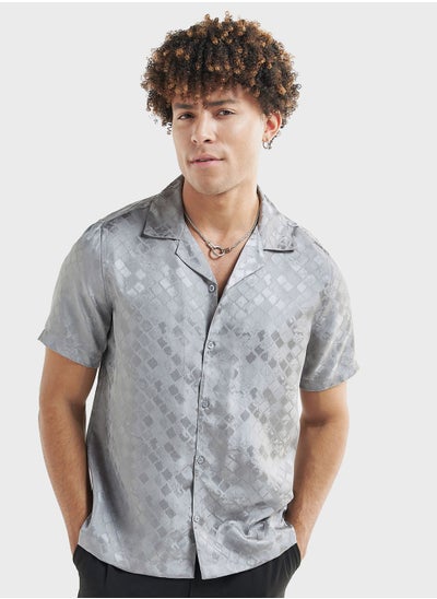 Buy Printed Regular Fit Shirt in Saudi Arabia