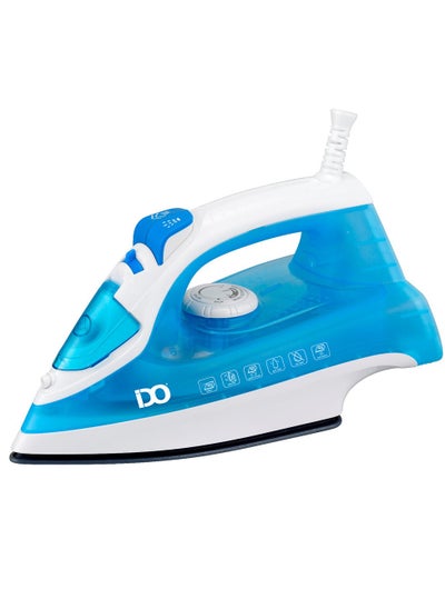 Buy Ceramic Steam Iron 2200w, 280 ml, Anti-Calc, Anti-Drip Blue/White – SI2200-BWH in Egypt