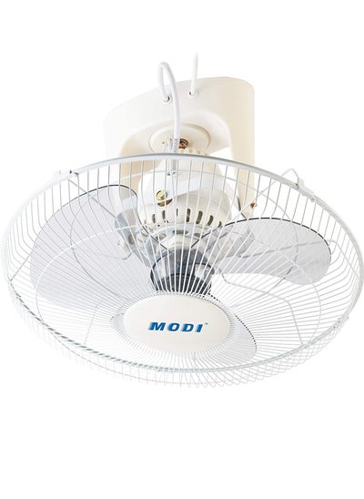 Buy Orbit Fan,16-inch Ceiling Fan, White Cooling Fan with 3 Speed Choices,360 Degree Oscillating Fan for Home and Office. in UAE