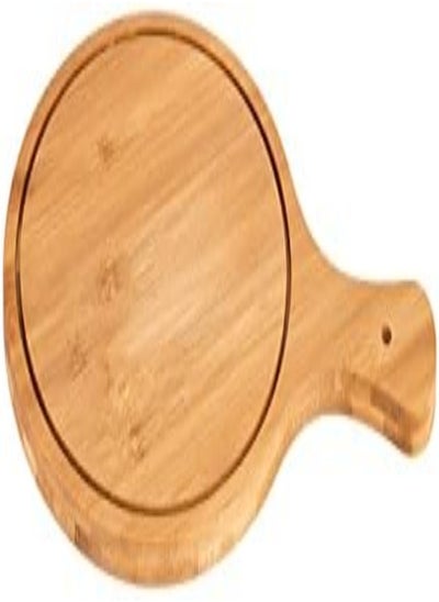 اشتري Akdc Wooden Serving Tray 37Cm X 26Cm X 1Cm Light Brown في الامارات