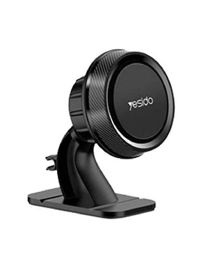 Buy Yesido C60 Magnetic Car Phone holder For For iphone and Smat Phone with 360 Degree Magnetic holder in Air Vent and Mount Car holder - Black in UAE