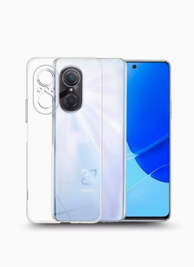 Buy Huawei Nova 9 SE TPU soft corner ultra slim clear case Shockproof anti fingerprint transparent protective back cover in Saudi Arabia