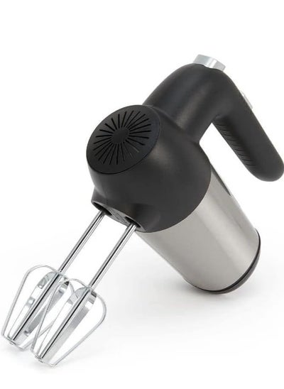 Buy Jamaki Stainless Steel Electric Egg Beater 350W 5 Speeds with 4 Stainless Steel Whisk Blades Ideal for Mixing, Whisking and Kneading Ingredients in Cooking and Baking Model - JMK 6007 in Egypt