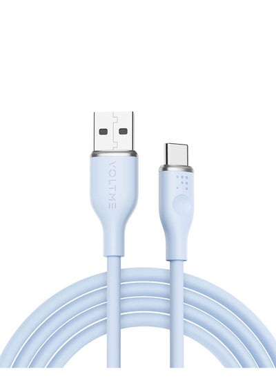 اشتري 60W USB C Cable, PD2.0/QC3.0 USB A to C Charging Cable, 3A Type C Fast Charging Cord for iPhone 15 Pro Max, MacBook Pro 2020, iPad Pro 2021, iPad Air 5, Galaxy S21, Pixel, Switch, (3.3ft/1m) Blue في الامارات