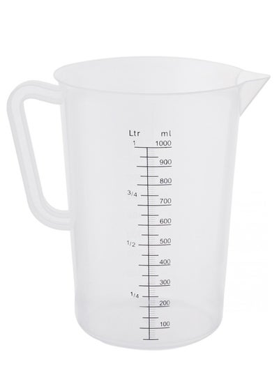 Buy Polypropylene Measuring Jug 1.0Ltr Clear in UAE