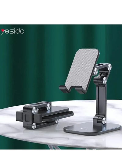 Buy Double Folding Mobile And Tablet Holder Black in UAE