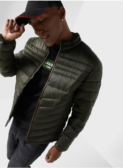 اشتري Zip Through Puffer Jacket في الامارات