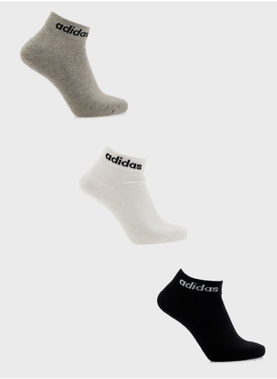 Buy 3 Pack Linear Ankle Socks Cushioned Socks in UAE