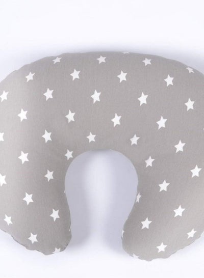 Buy Baby pillow floor gray white star in Egypt