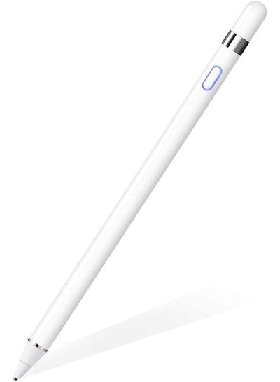 Buy Theodor Stylus Pen for iPad with Tilt Sensitivity, iPad Stylus Pencil for Apple iPad 10/9/8/7/6, iPad Pro 11, iPad Pro 12.9, iPad Mini 6/5, iPad Air 5/4/3, Palm Rejection, Magnetic Attachment, White in UAE