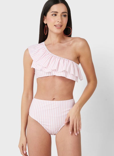 Buy Ruffle Detail Bikini Set in UAE