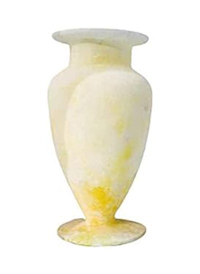 Buy Egypt Antiques Handmade Alabaster Stone Flower Vase (White) in Egypt