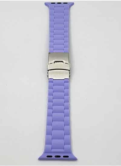 Buy Apple Watch Band49mm 45mm 44mm 42mm Watch Strap Band Waterproof Watches Band With Stainless Steel Buckle - Purple in Egypt