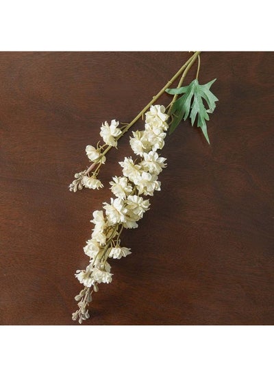 Buy Bloomvogue Artificial Delphinium Flowers Real Touch Bouquet Flowers for Wedding Party Home Centerpieces Arrangements Bouquets 85Cm White in UAE