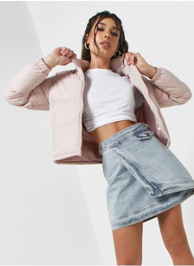 Buy Urban Minx Urban Minx Cropped Padded Jacket in Saudi Arabia