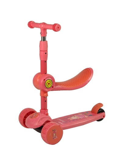 Buy Kid's Scooter 3-Wheel Mini Adjustable Foot Scooter Height-Adjustable in Saudi Arabia