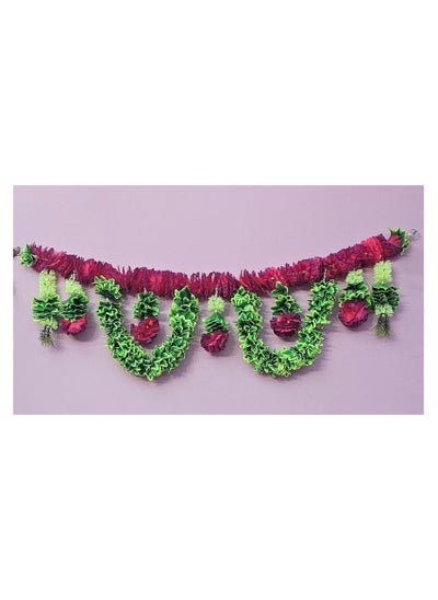 اشتري 3.2 feet long artificial flower toran for door decor في الامارات