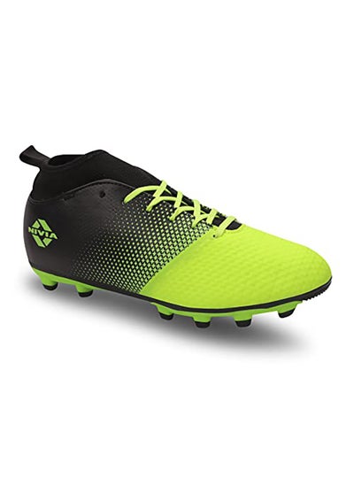 اشتري Ashtang Football Stud  (Green , 9 UK) Men |Sports and Athletic Footwear | Football Shoes| PU Synthetic Leather Upper |Comfortable في السعودية