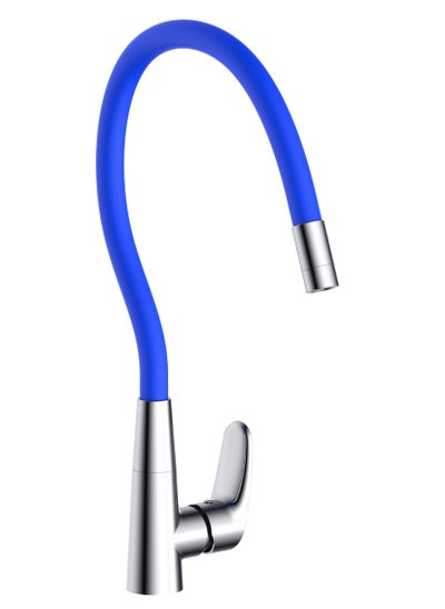 Buy Luna Kitchen Mixer With Flexi Spout Blue in UAE