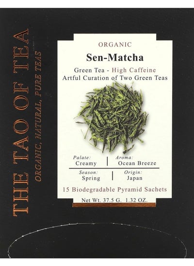 اشتري Organic Green Tea Sen Matcha 15 Pyramid Sachets 1.32 oz (37.5 g) في الامارات