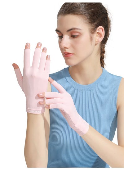 Buy UV Gloves for Gel Nail Lamp, Professional UPF50+ UV Protection Gloves for Manicures in Saudi Arabia