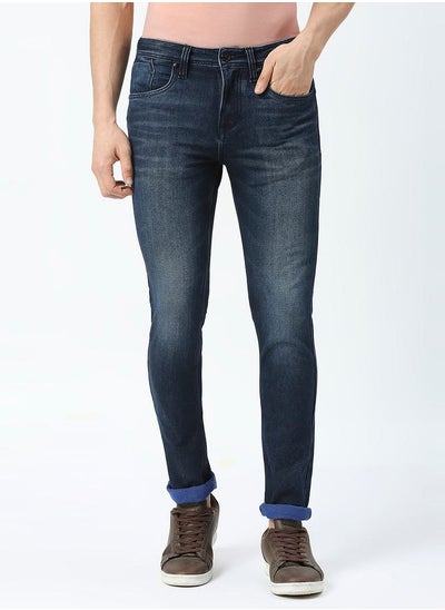 Buy Mid Rise Skinny Jeans with Pocket Construct in Saudi Arabia