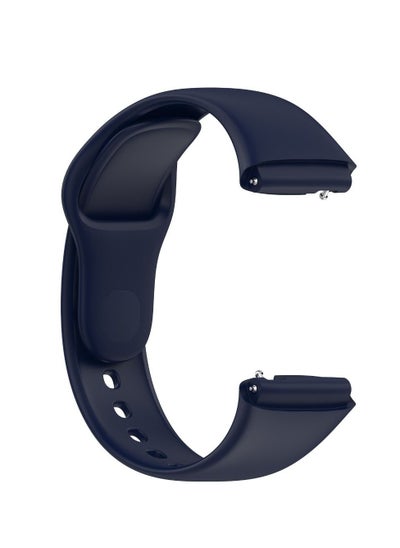 اشتري Redmi Watch 3 Active Strap High Quality Silicone Material Padded Press Strap Strong and Durable Blue في مصر