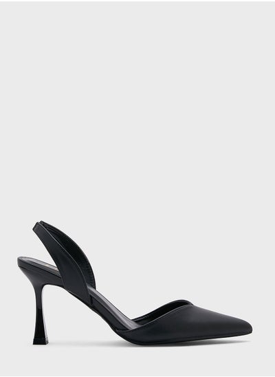 Buy V Detail Pointed Slingback Pump in Saudi Arabia