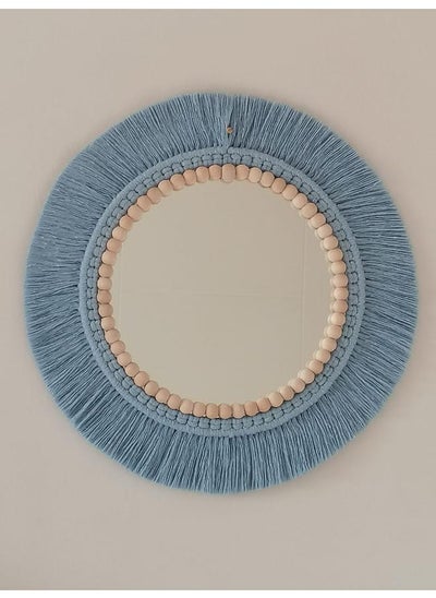 Buy Large Macrame Mirror , Macrame Wall Hanging Mirror , Bedroom Decor Gift , Boho Mirror, Living Room Décor in Egypt