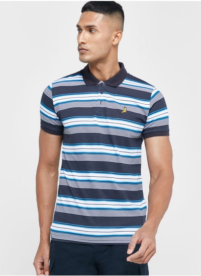 Buy Bravesoul Stripe Polo Shirt in Saudi Arabia