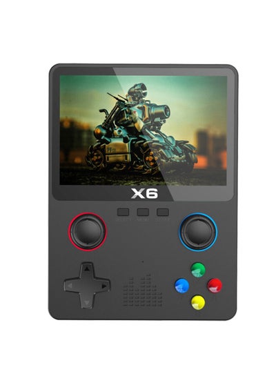 اشتري 2023 New X6 3.5Inch IPS Screen Handheld Game Player Dual Joystick 11 Simulators GBA Video Game Console for Kids Gifts في السعودية