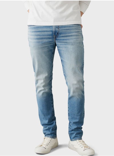 Buy Light Wash Slim Fit Jeans in Saudi Arabia