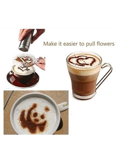 Buy 16 Pieces Coffee Decorating Art Stencils in UAE