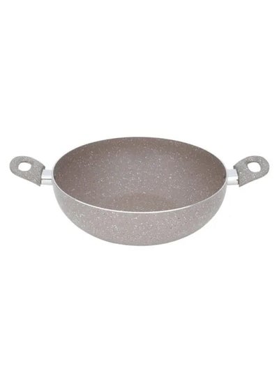 Buy Rocky Beige Granite Deep Frying Pan with Two Hands in Saudi Arabia