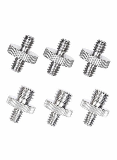 Buy 6 pcs Tripod Threaded Screw for Tripod Mount Holder 1/4inch to 1/4inch and 1/4inch to 3/8 inch in Saudi Arabia