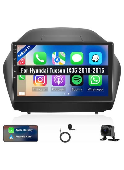 Buy Hyundai Tucson Car Stereo IX35 2010-2015 Radio, 10" Touch Screen Car Stereo With CarPlay, Android Auto Wireless Bluetooth, WiFi, HiFi & EQ, GPS Navigation + AHD Backup Camera Android 2GB Ram in UAE