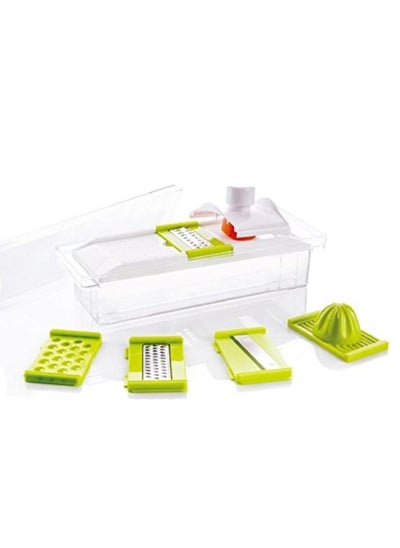 Buy Vegetable Slicer Grater with Smart Drum Slicer - Salad Cutter Slicer, Shredder Vegetables, Vegetable Cutter Slicer Grater Roller, and Rotary Grater. in Saudi Arabia